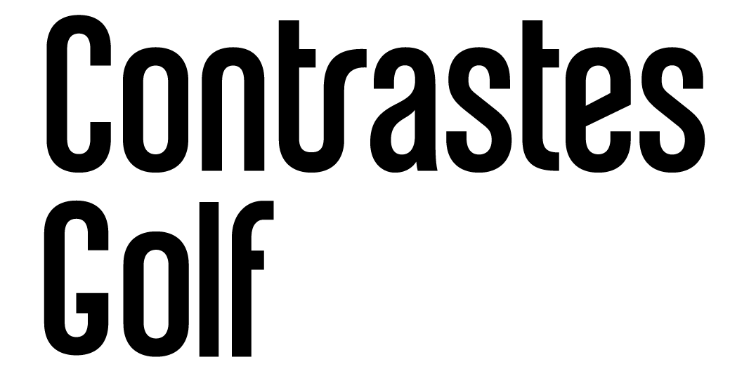 Logo Contrastes golf noir