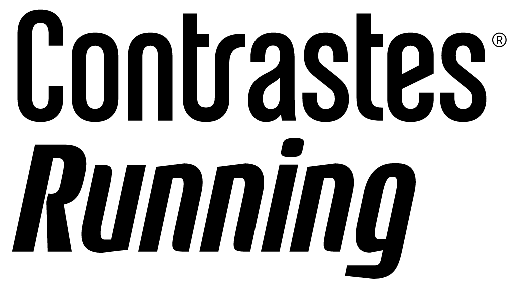 Logo Contrastes Running noir
