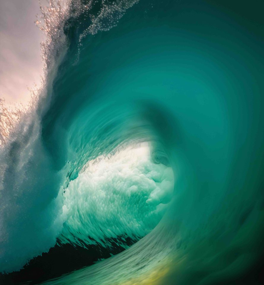 zoom rouleau vague