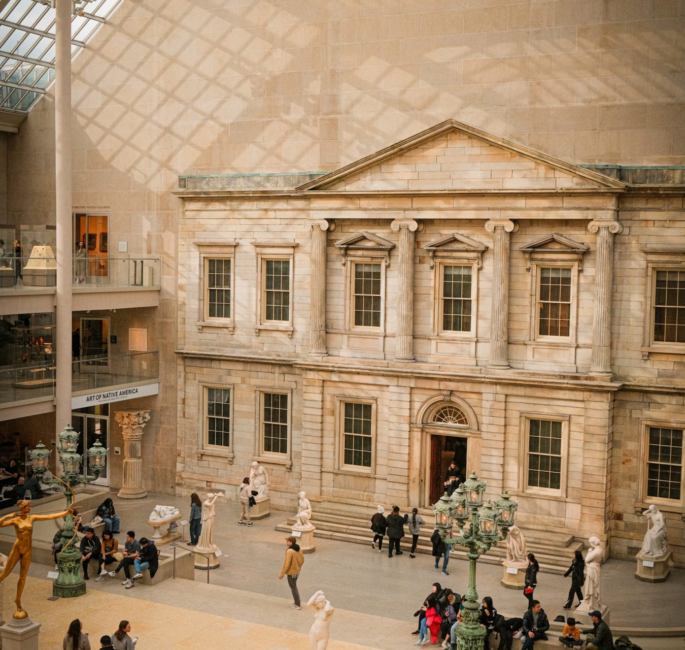 Intérieur du Metropolitan Museum of Art à New York
